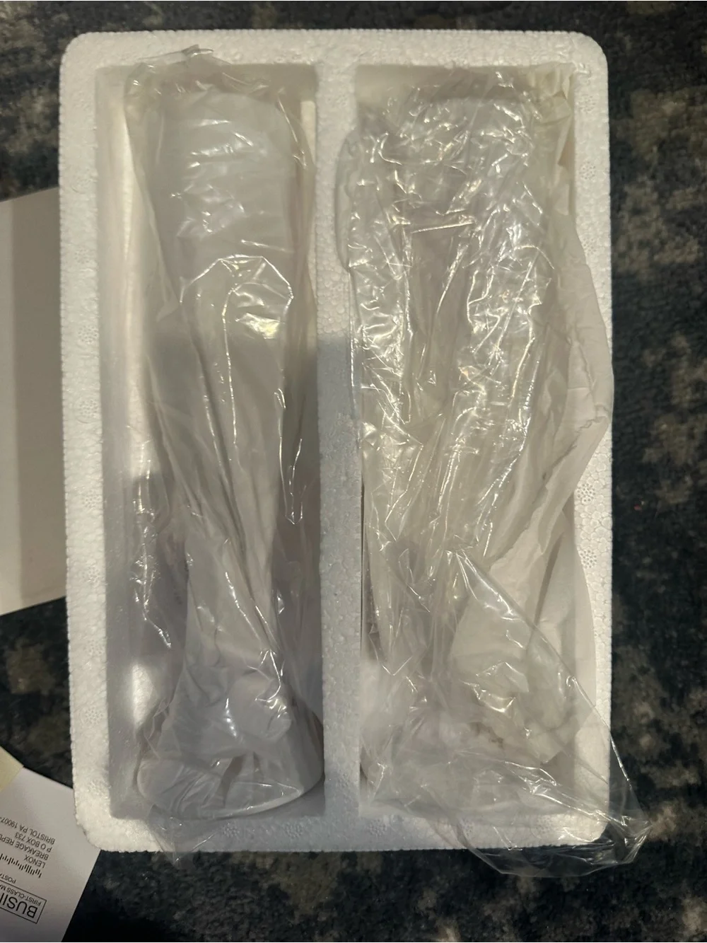 Lenox True Love Cream Champagne Flute Pair